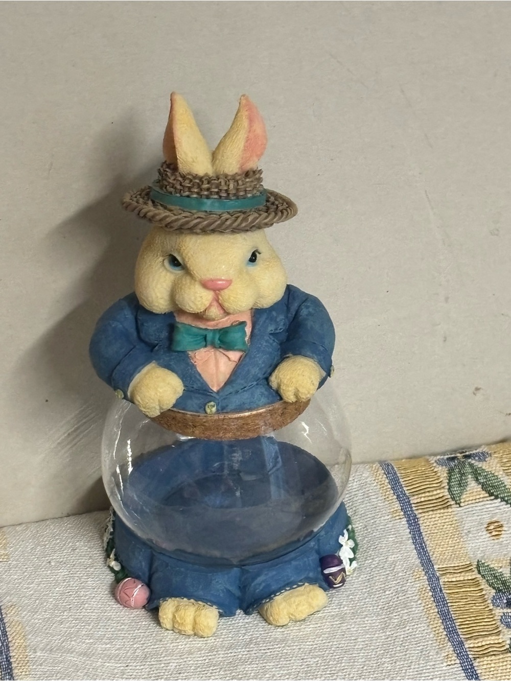 Unbranded Rabbit Resin Topped Jar